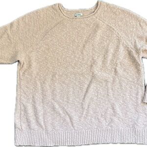 L.L.Bean Blush Slub Sweater